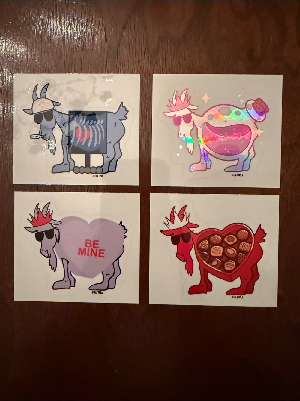 GOAT USA Sticker Set